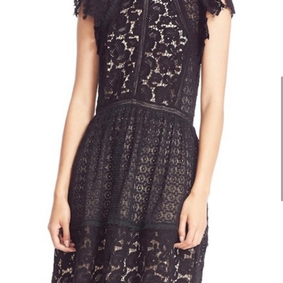 Rebecca Taylor Black Lace Dress - Picture 5 of 16